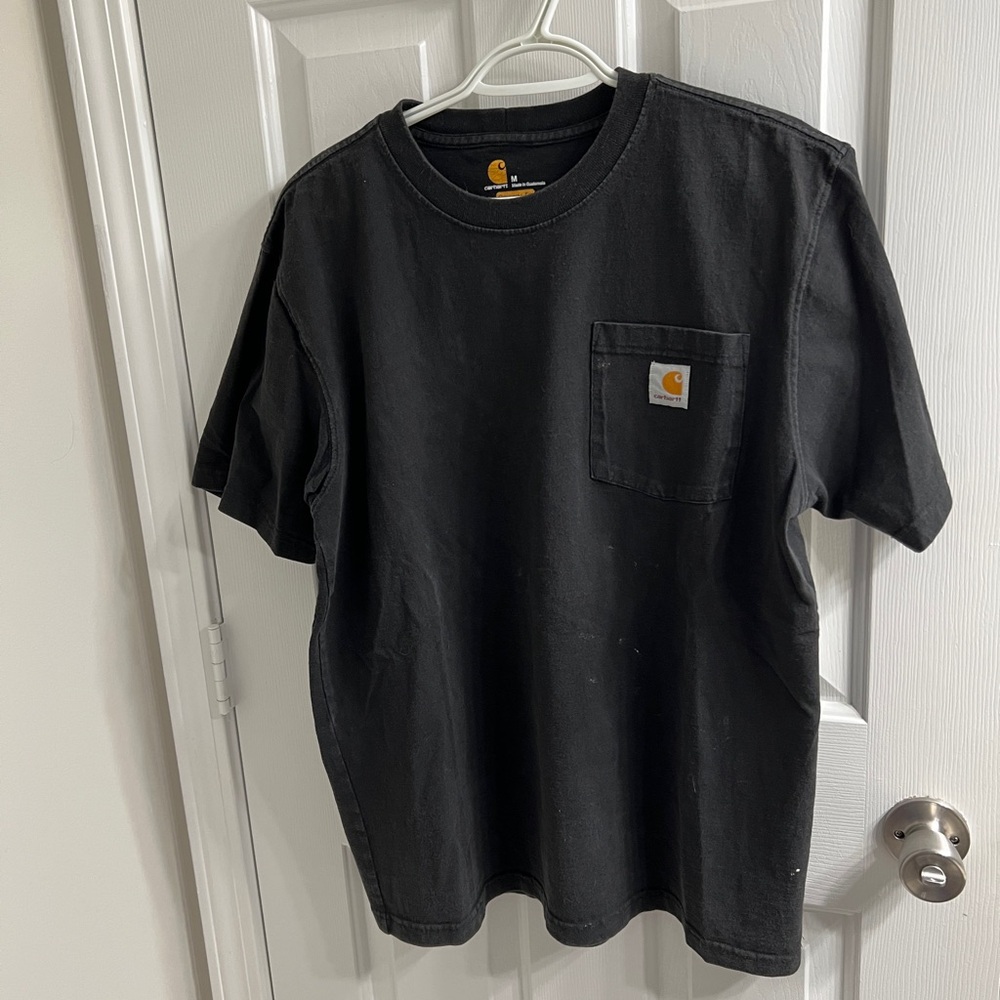 Carhartt Men's Classic Black Tee with Pocket